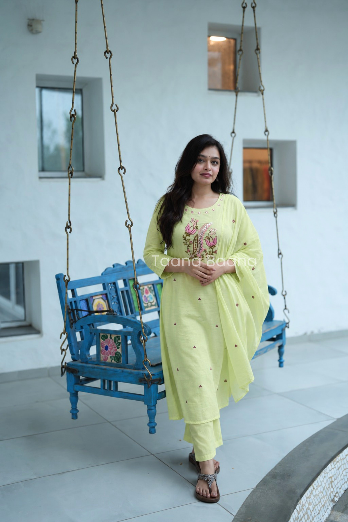 Dupatta Pant Set