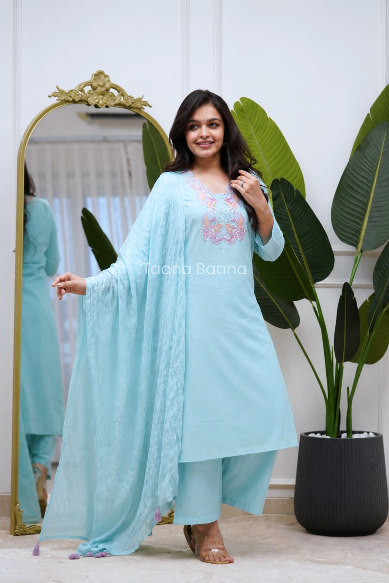 Dupatta Pant Set
