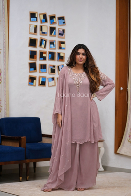 Dupatta Plazo Set