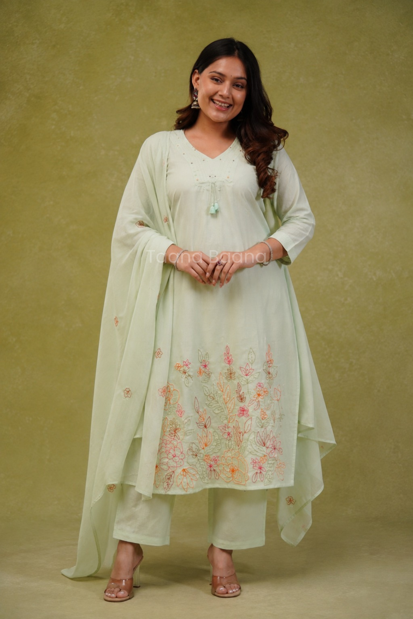 Dupatta Pant Set