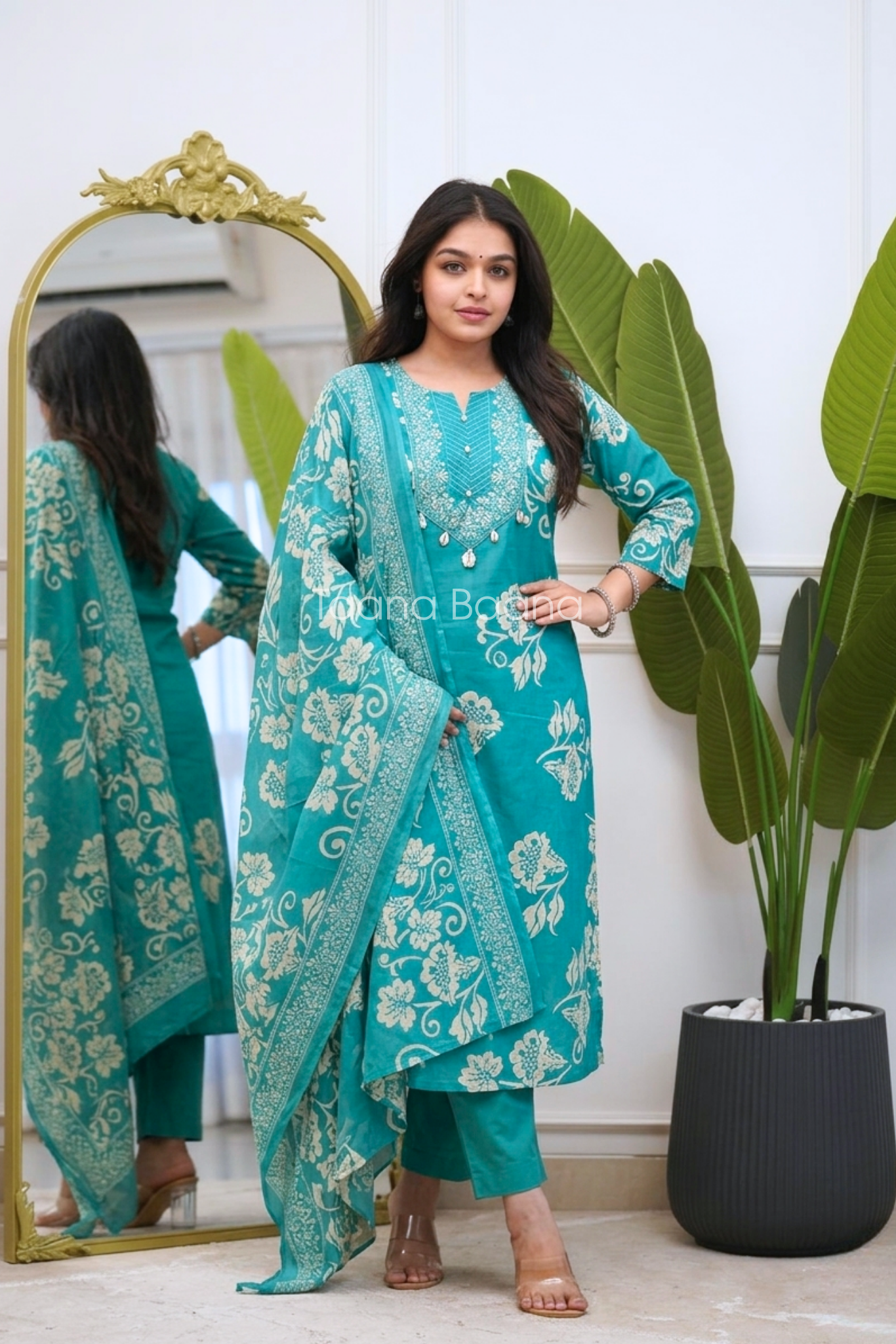 Dupatta Pant Set