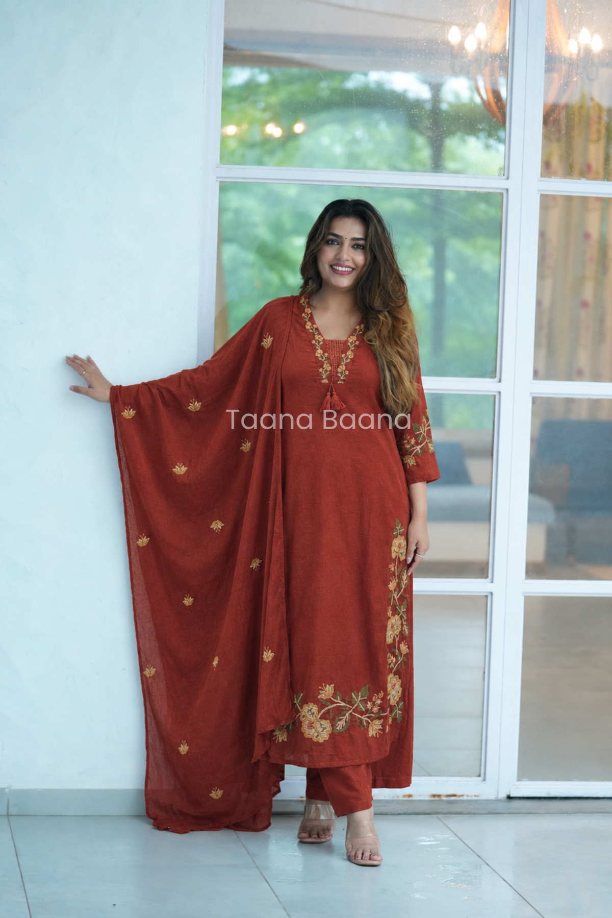 Dupatta Pant Set