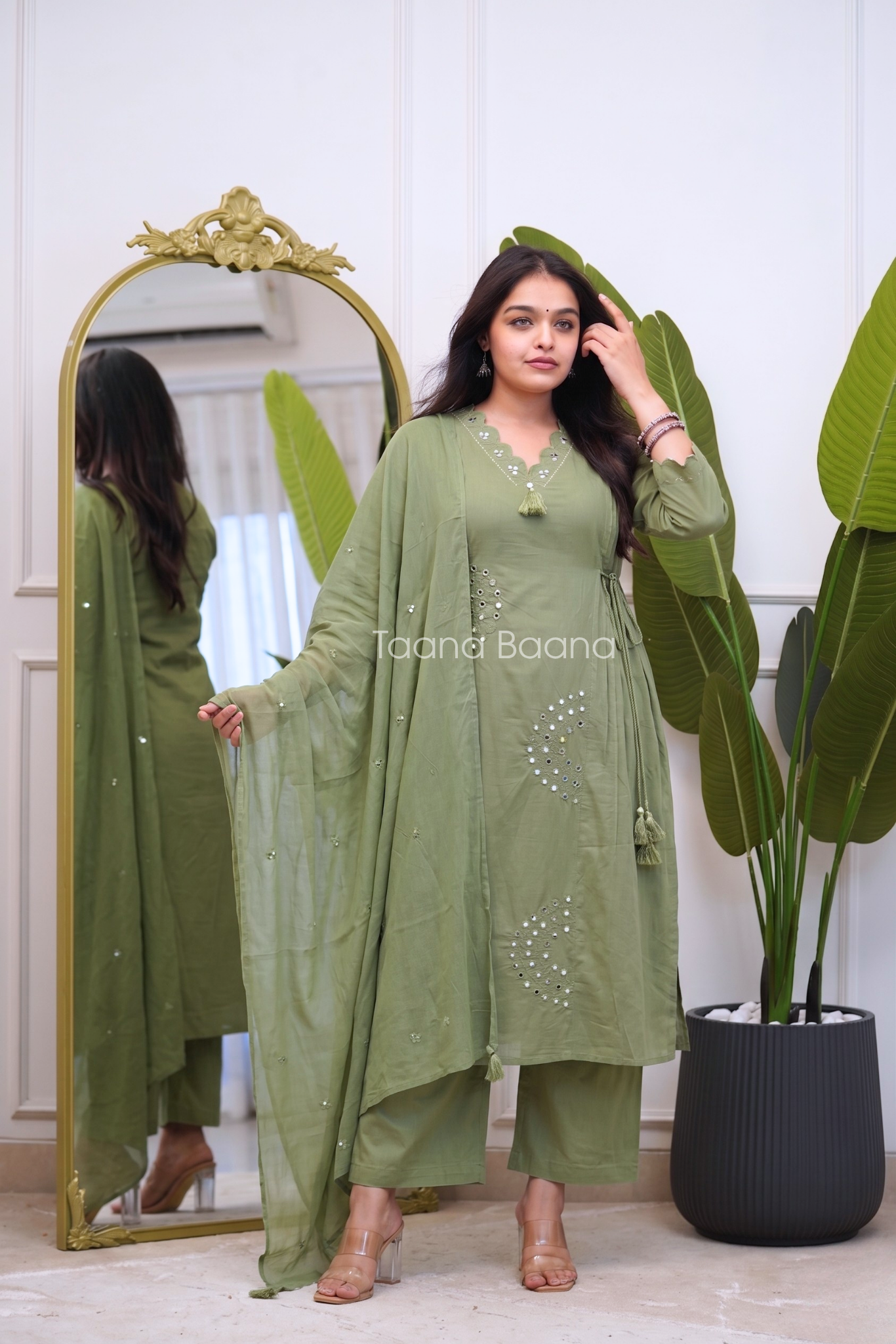 Dupatta Plazo Set