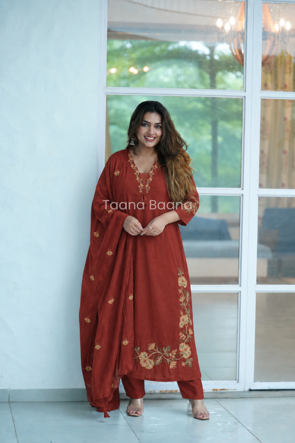 Dupatta Pant Set