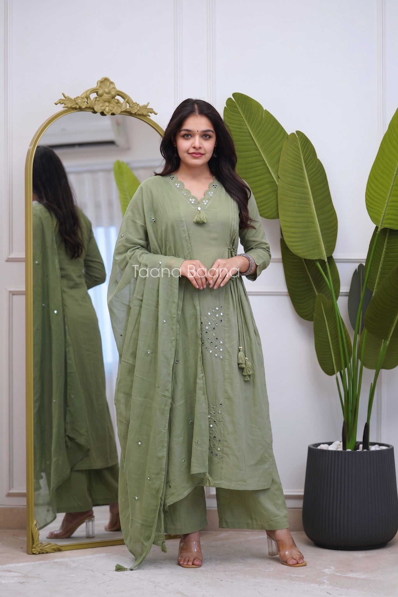 Dupatta Plazo Set