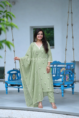 Dupatta Pant Set