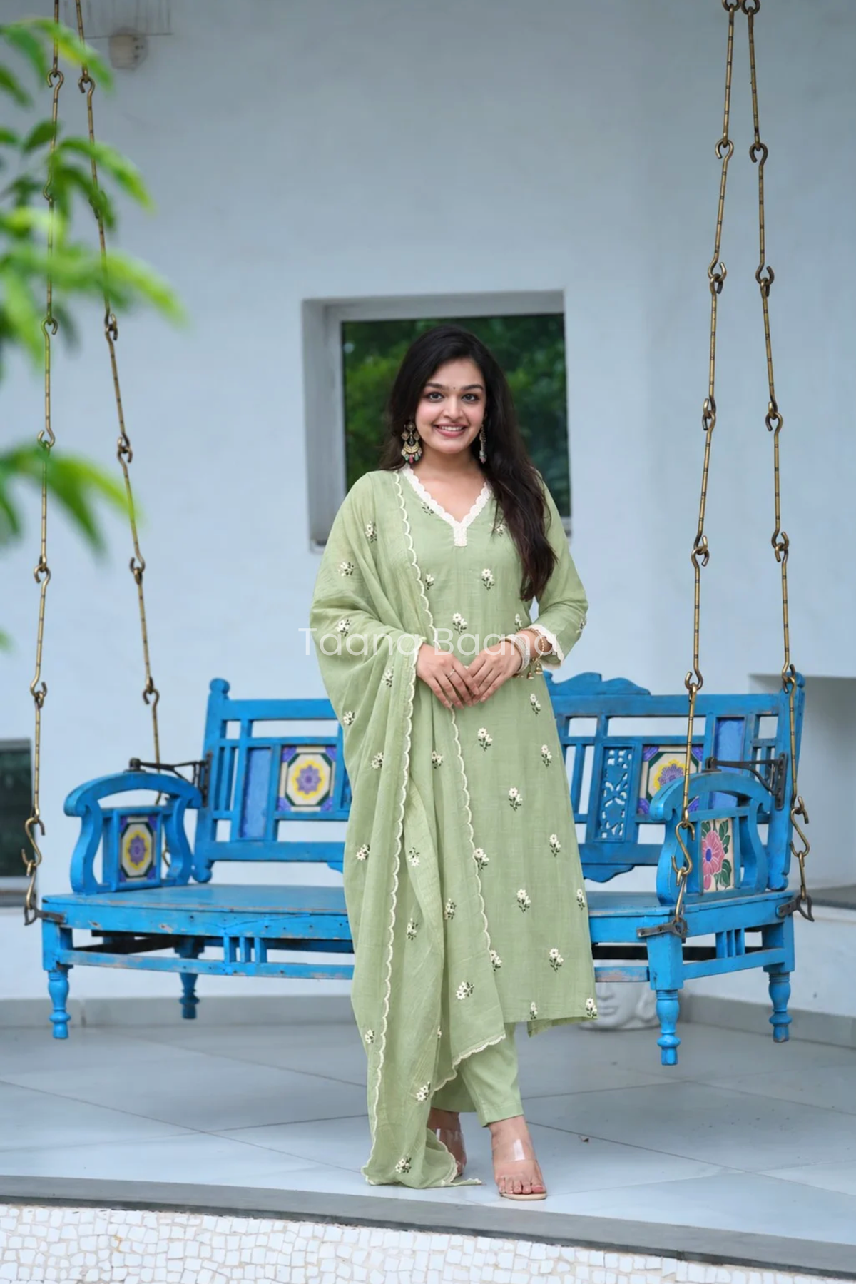 Dupatta Pant Set