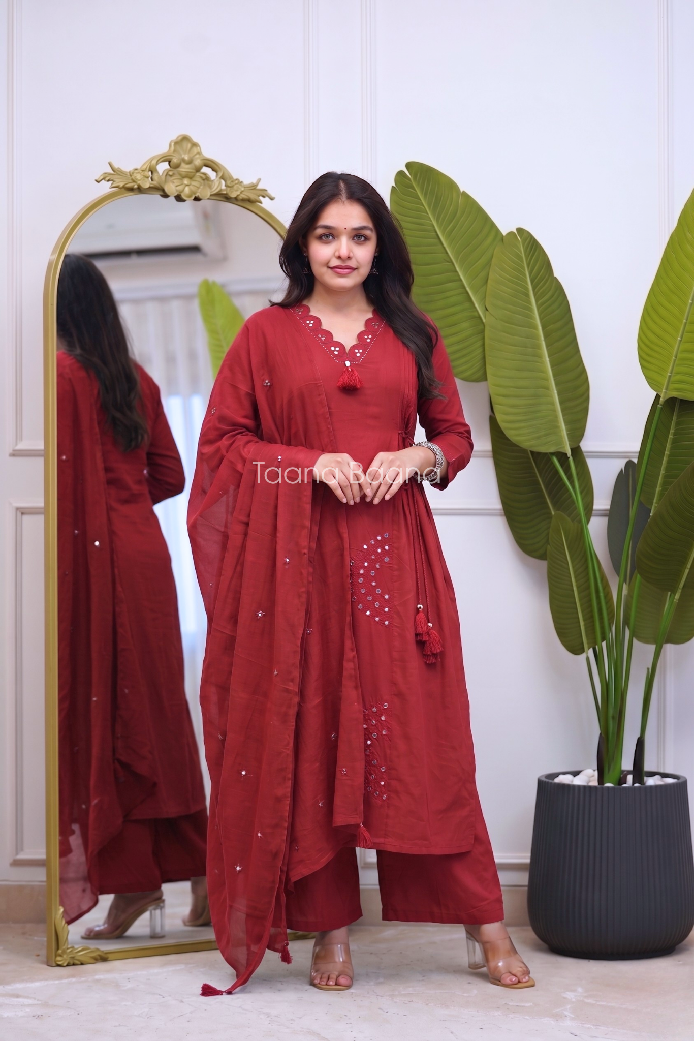 Dupatta Plazo Set
