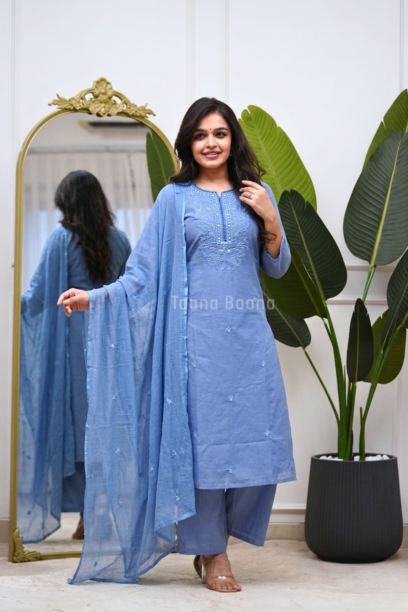 Dupatta Pant Set