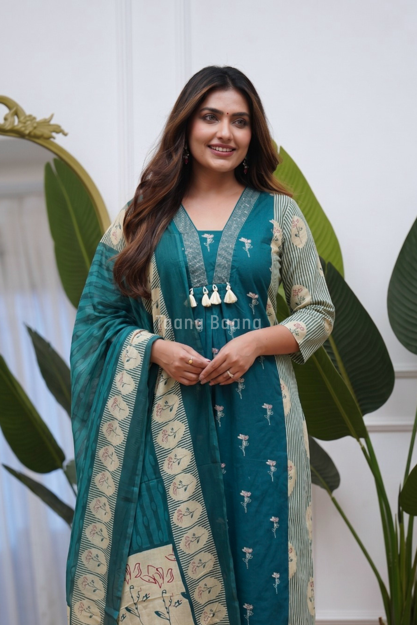 Dupatta Pant Set