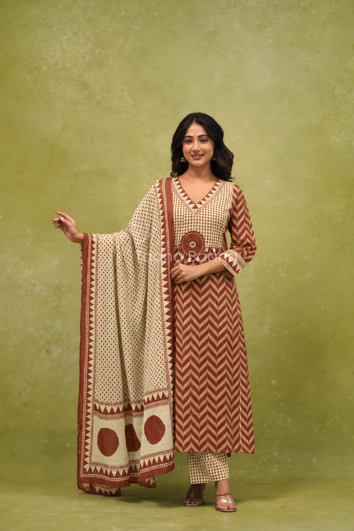 Dupatta Pant Set
