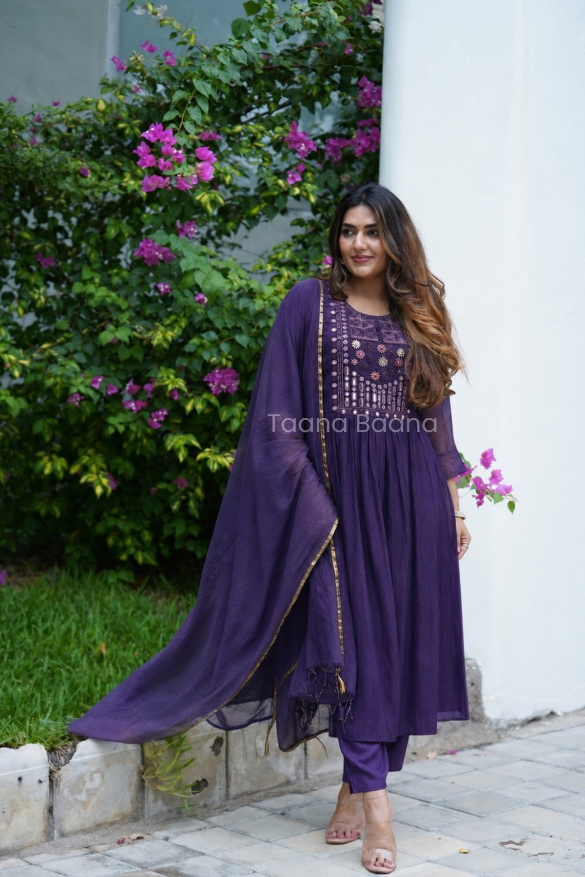 Dupatta Pant Set