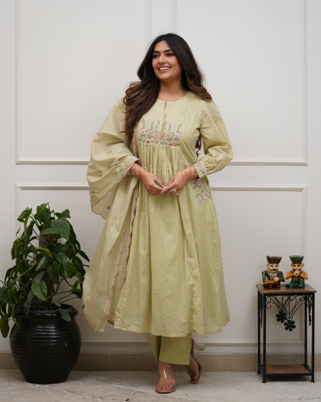 Dupatta Pant Set