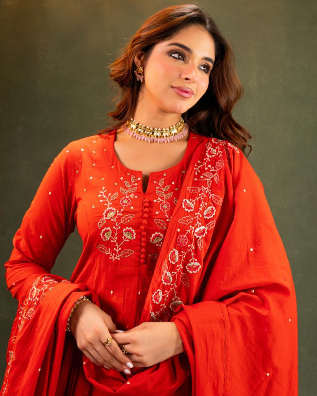 Dupatta Pant Set
