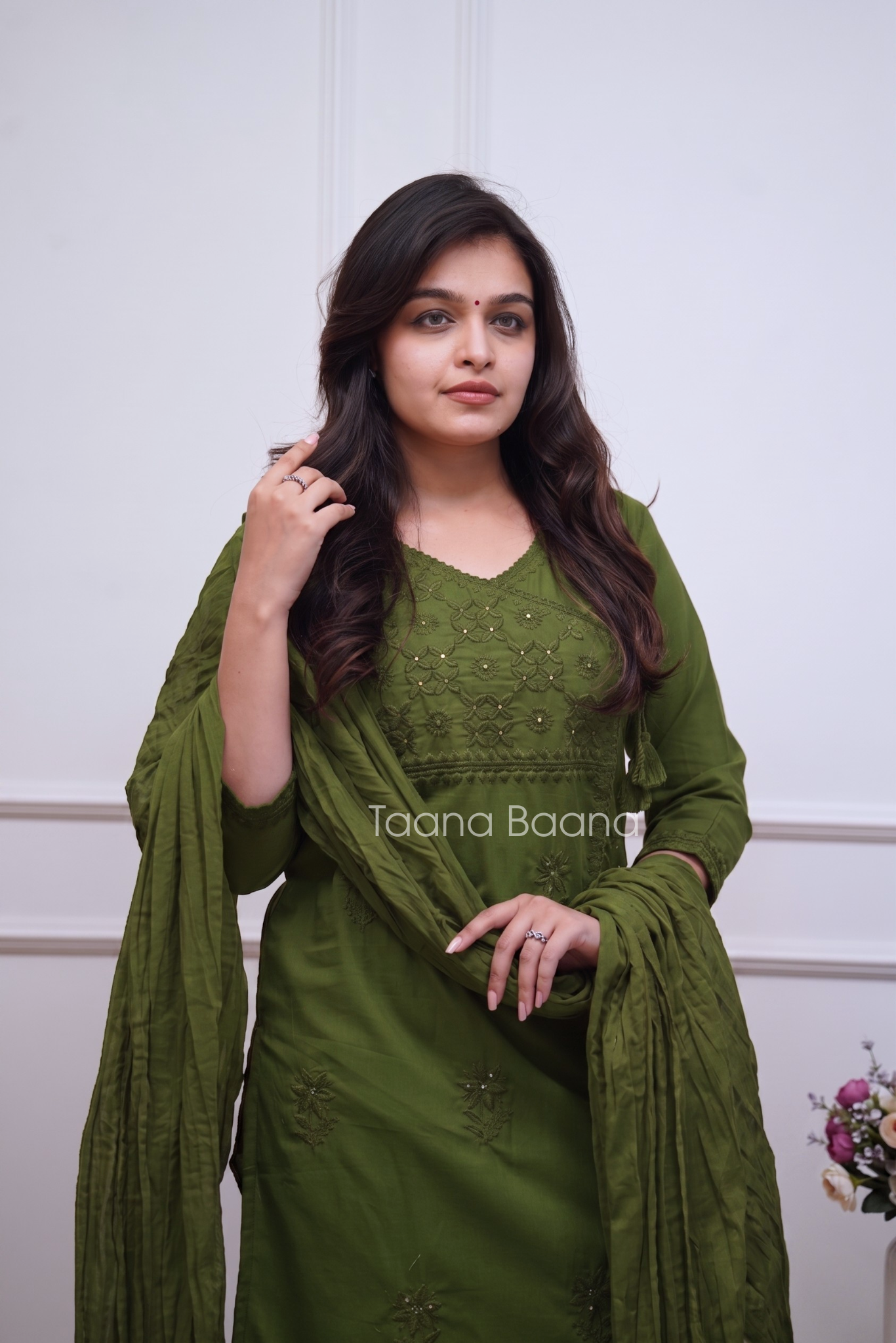 Dupatta Pant Set