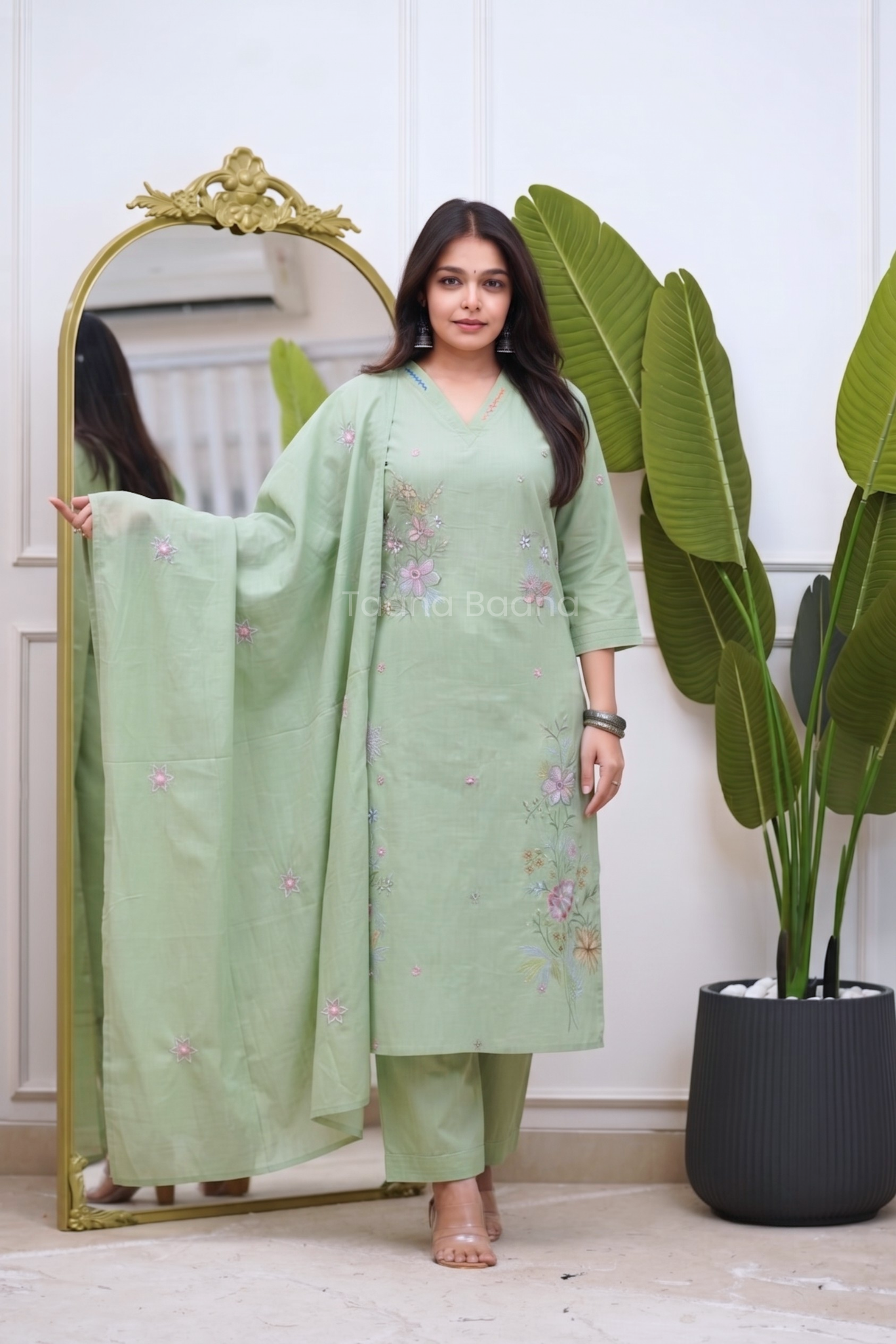 Dupatta Pant Set