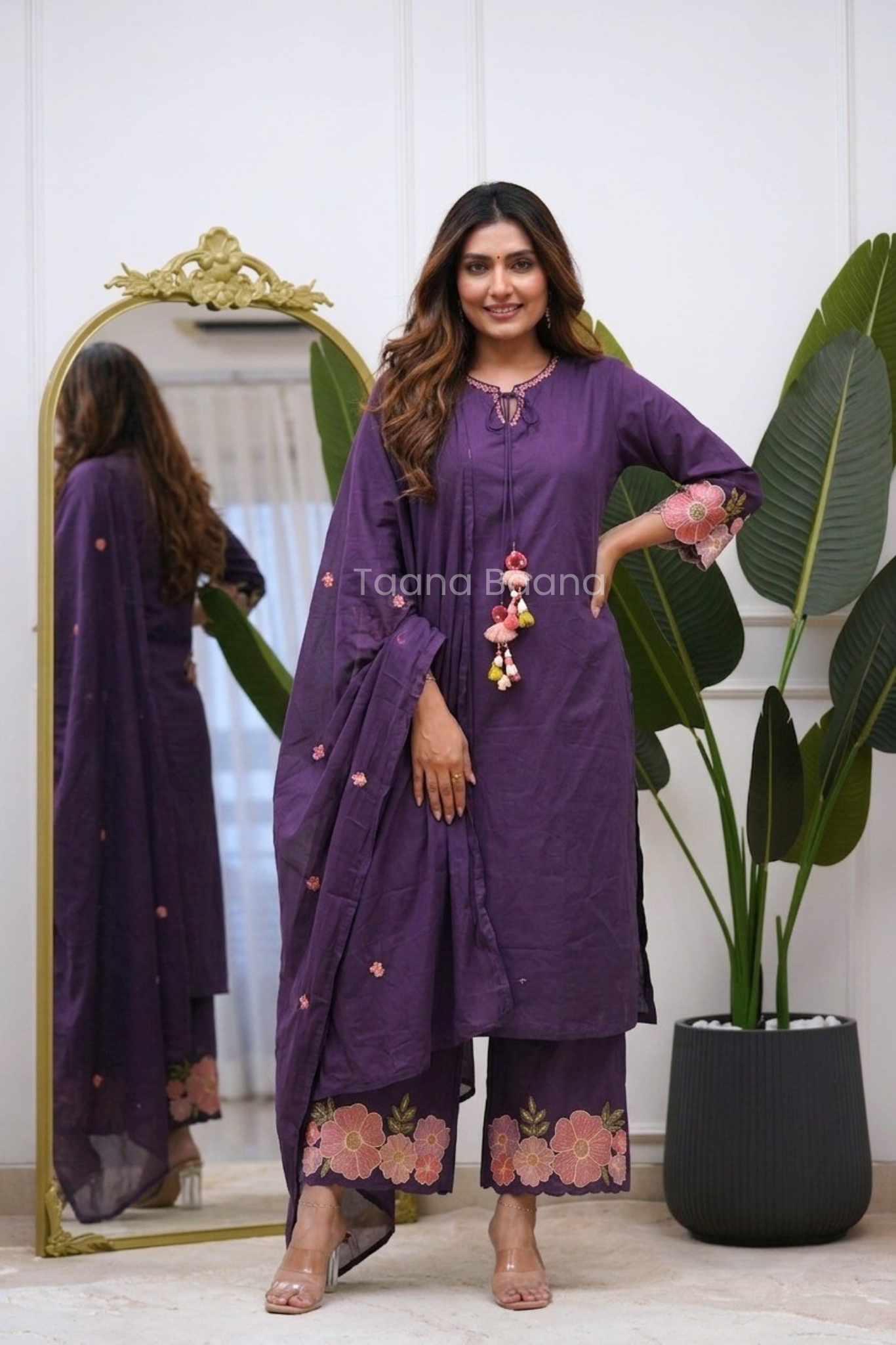 Dupatta Plazo Set