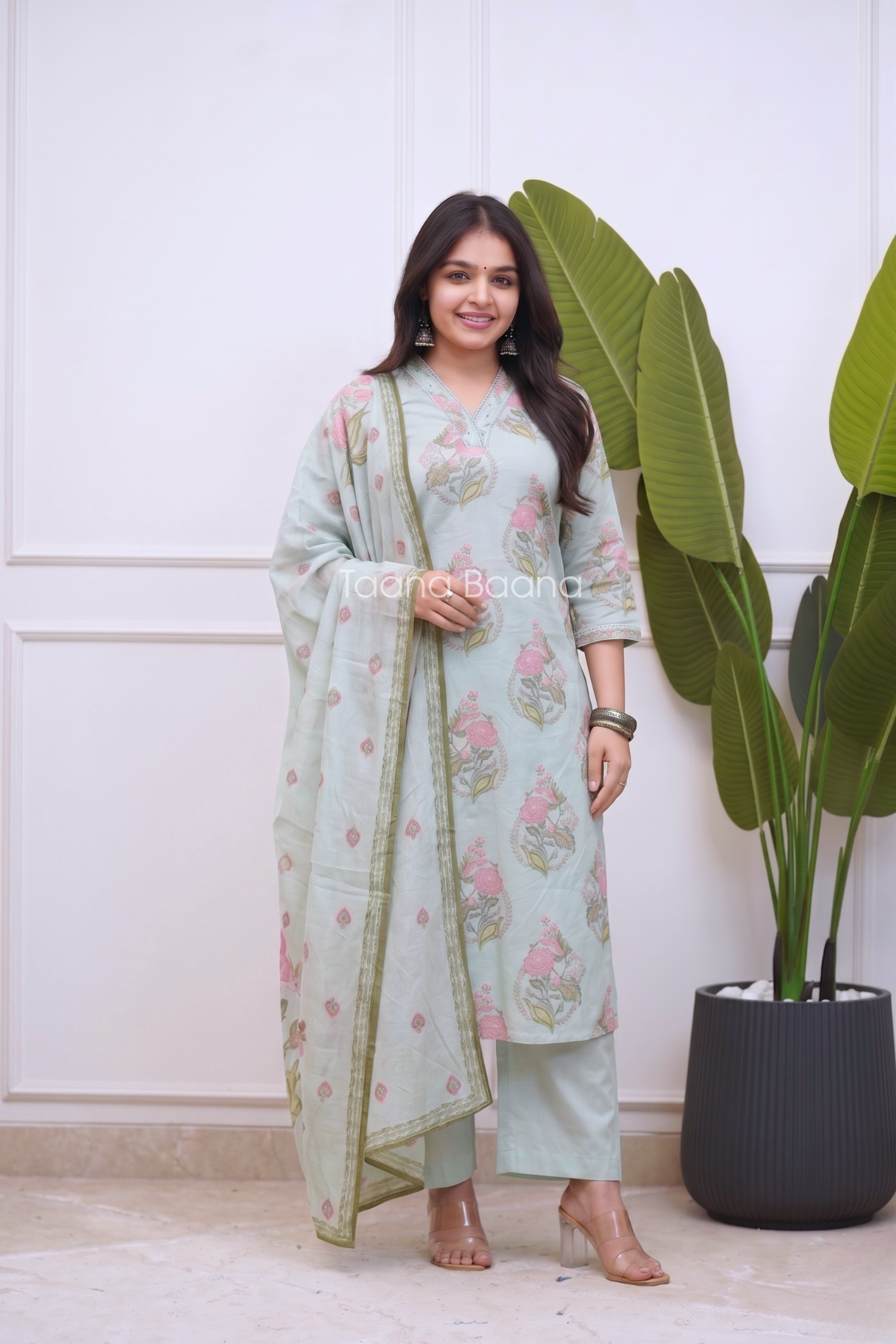 Dupatta Pant Set