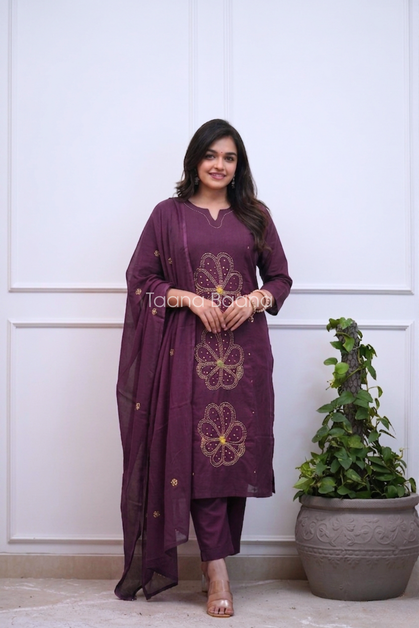 Dupatta Pant Set