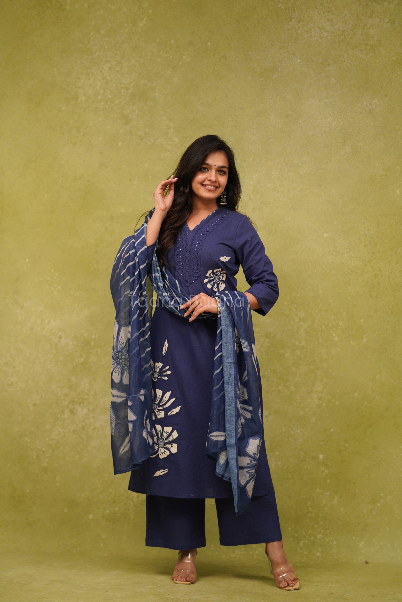 Dupatta Pant Set