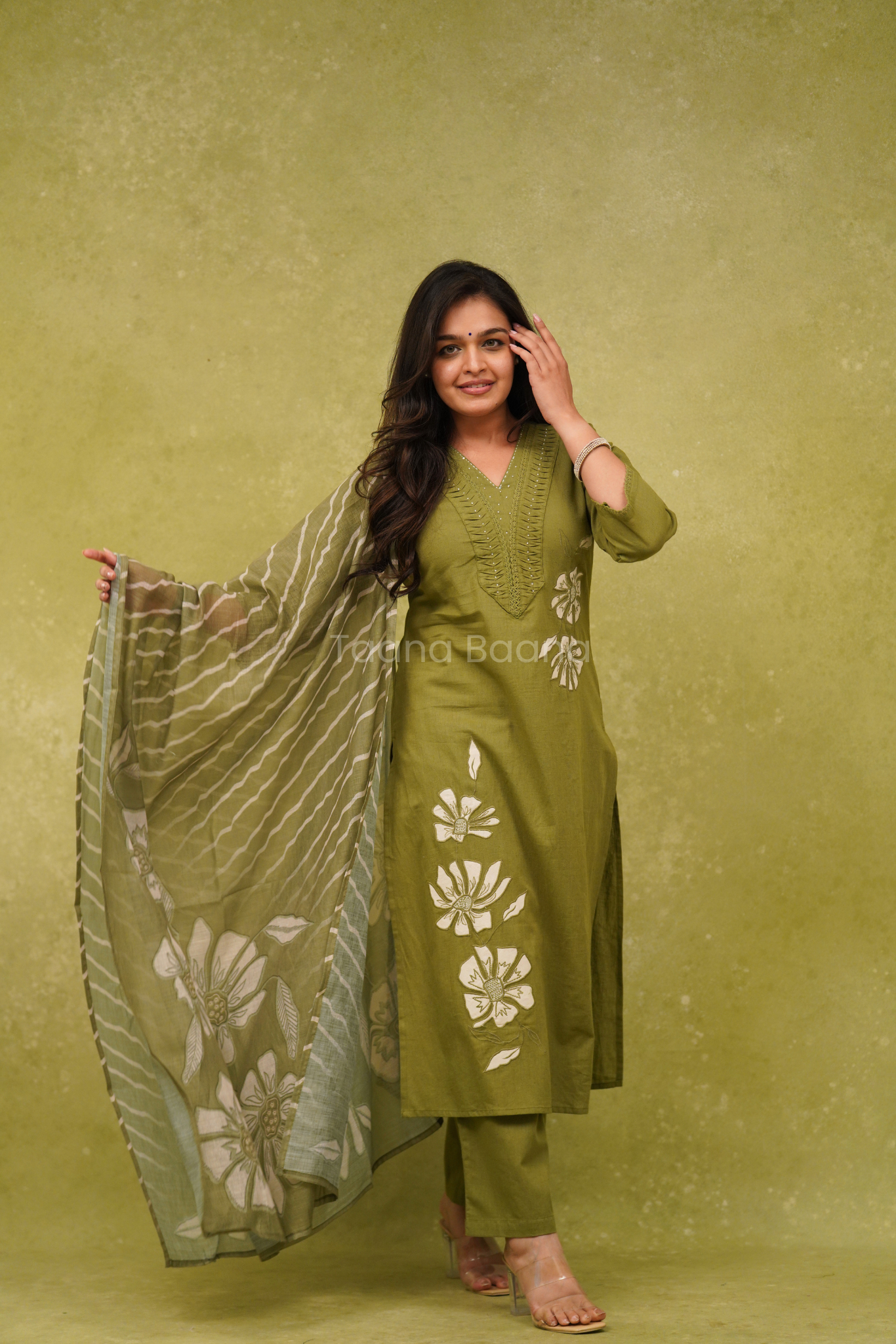 Dupatta Pant Set