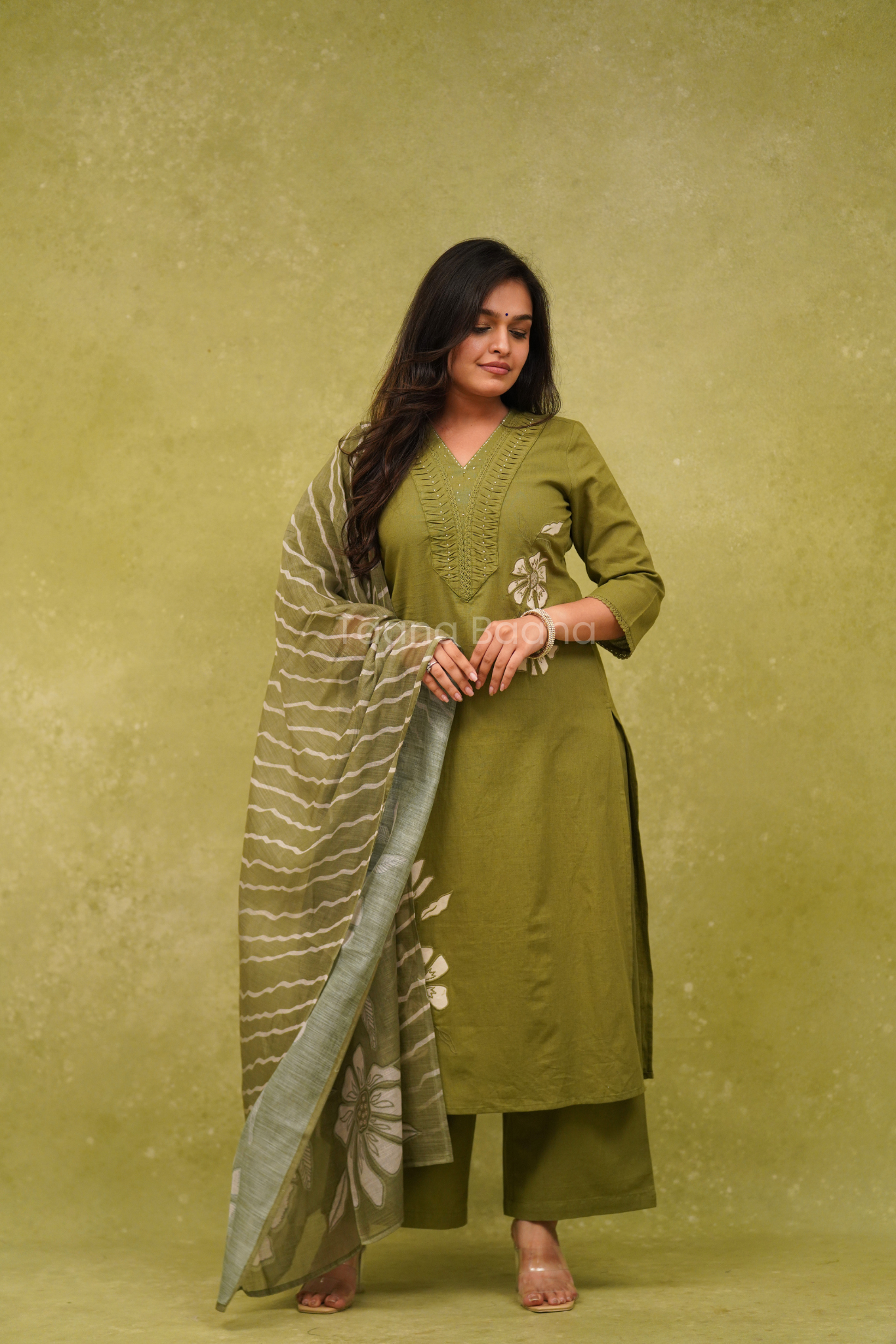 Dupatta Pant Set
