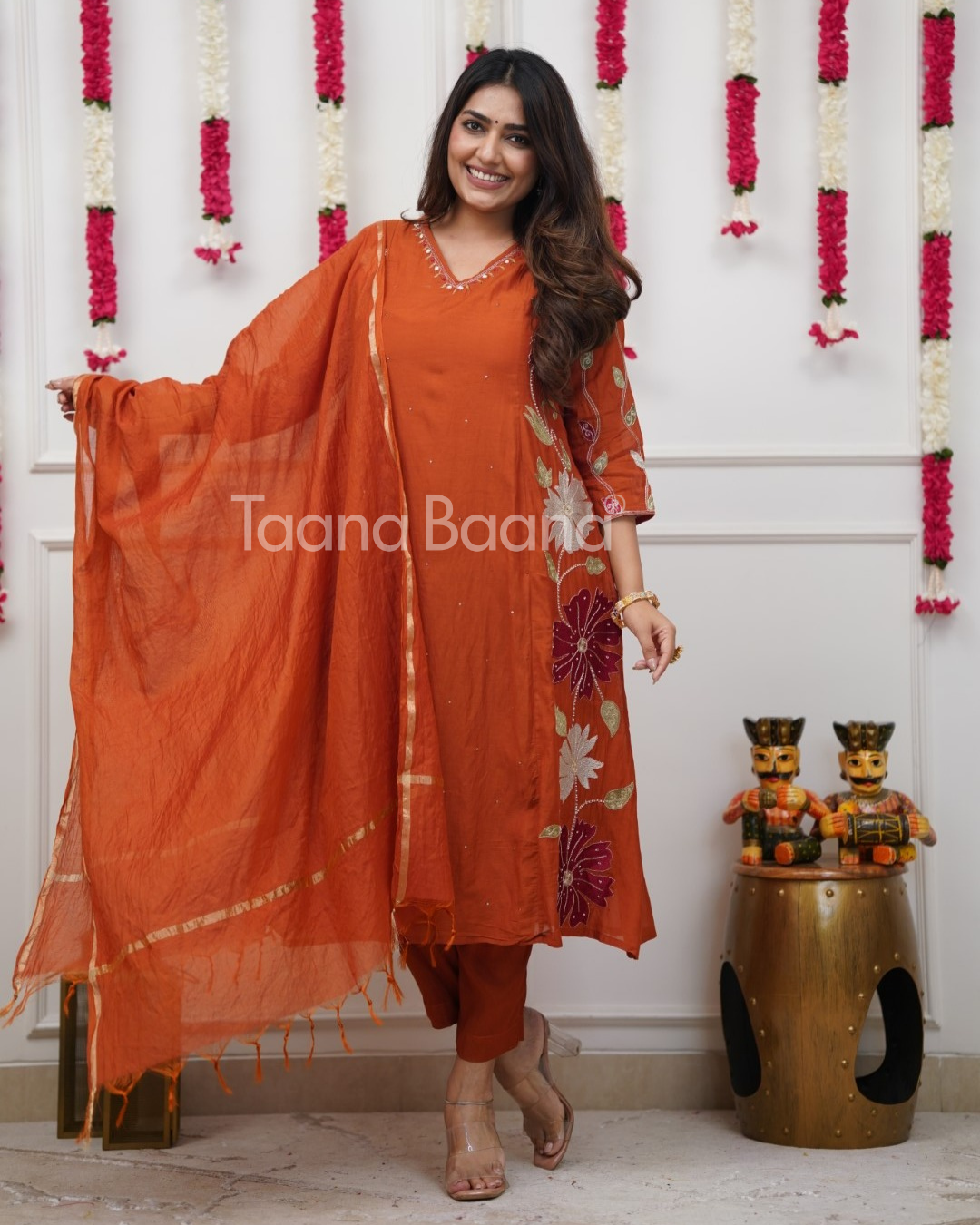 Dupatta Pant Set