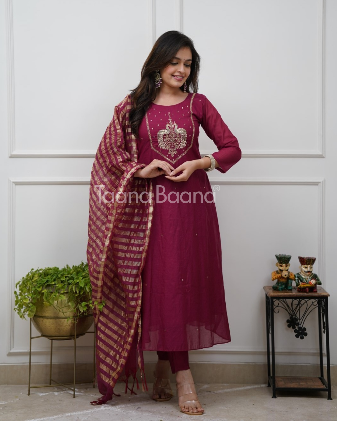 Dupatta Pant Set