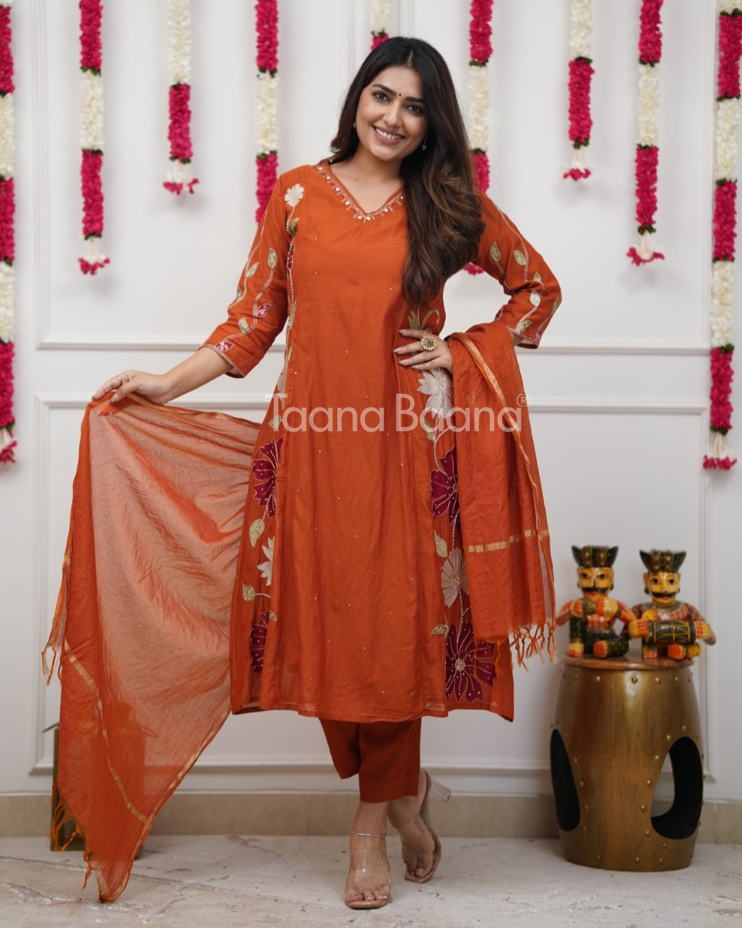 Dupatta Pant Set