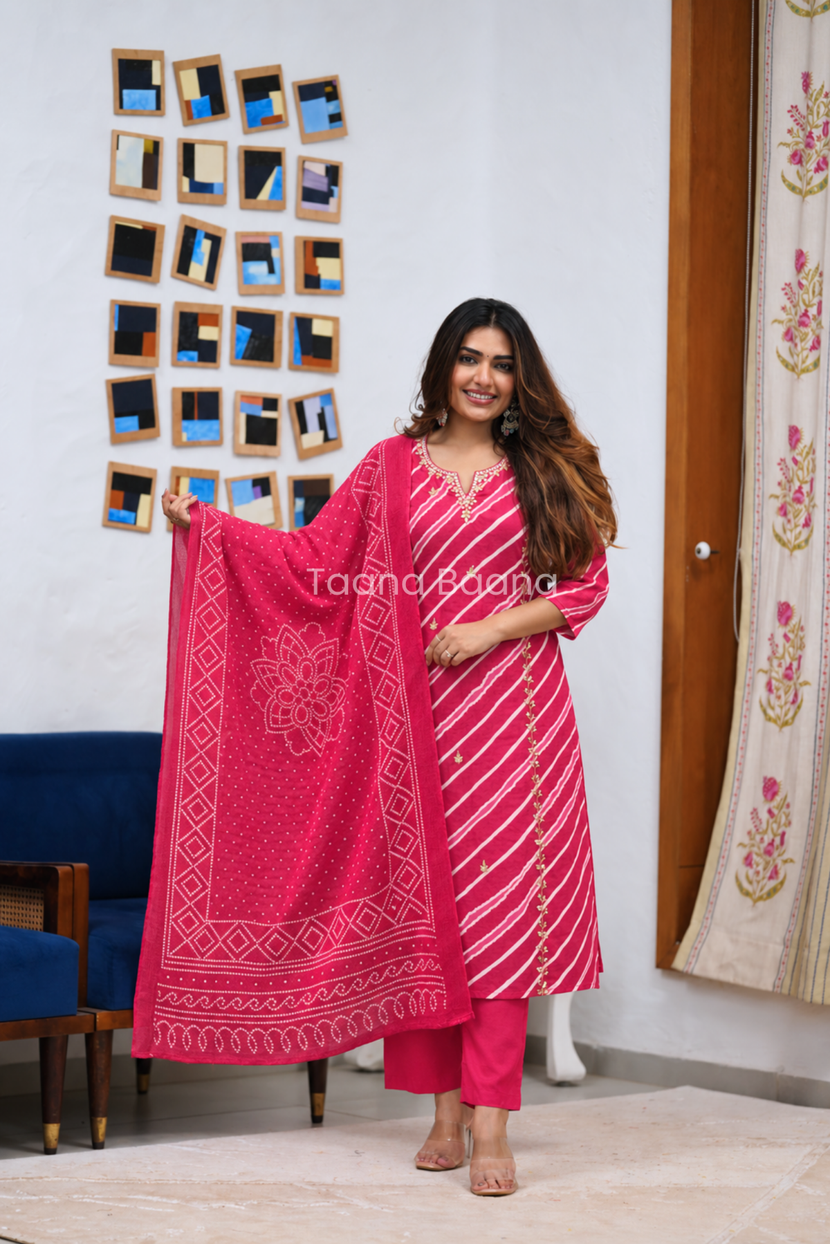 Dupatta Pant Set