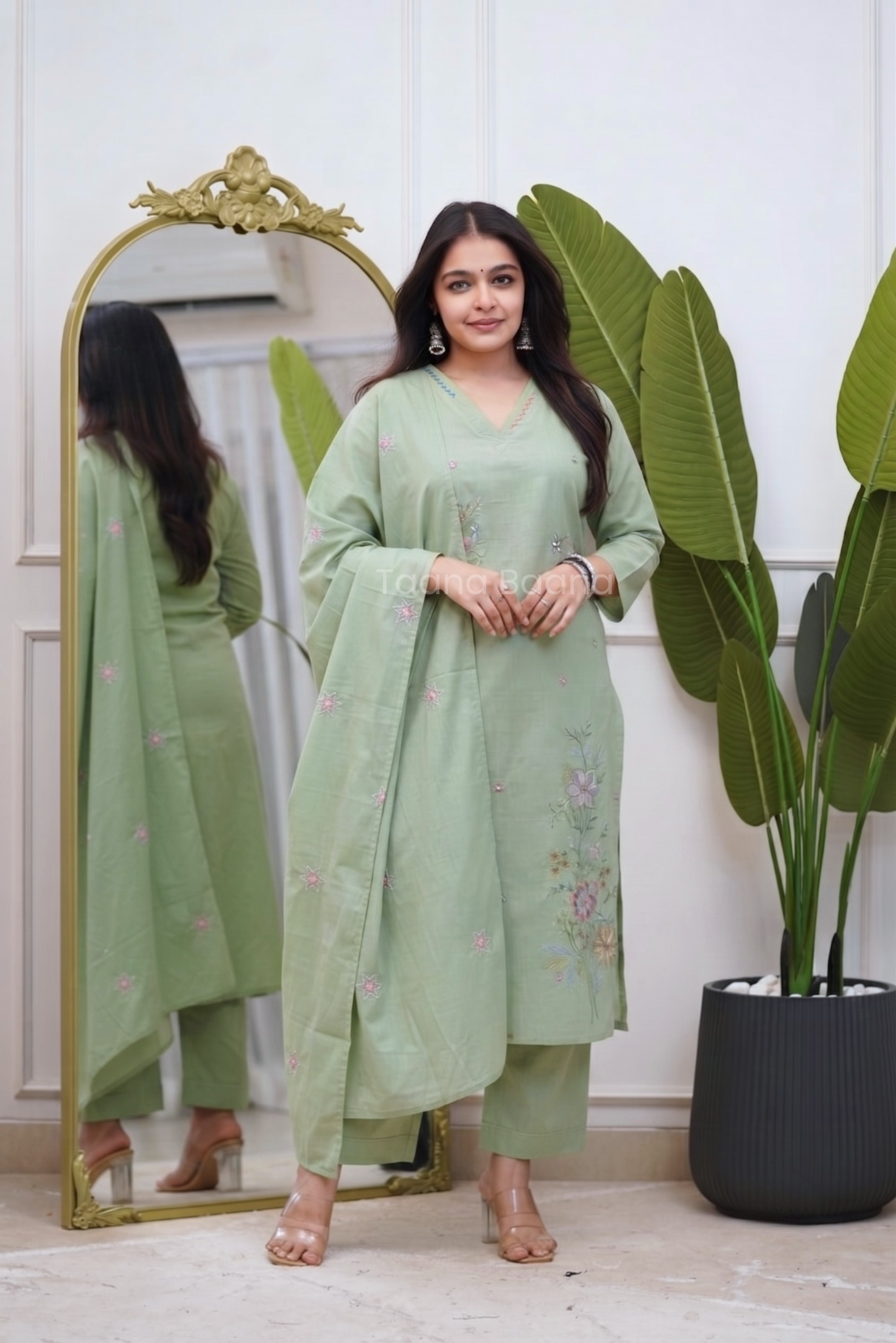 Dupatta Pant Set