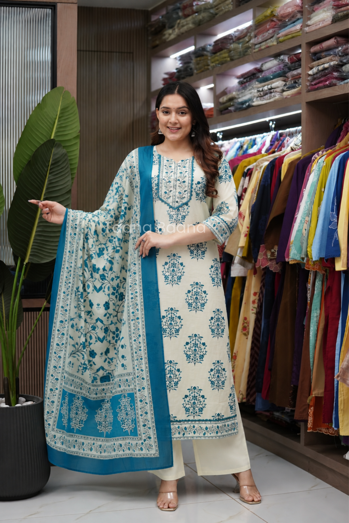 Dupatta Pant Set