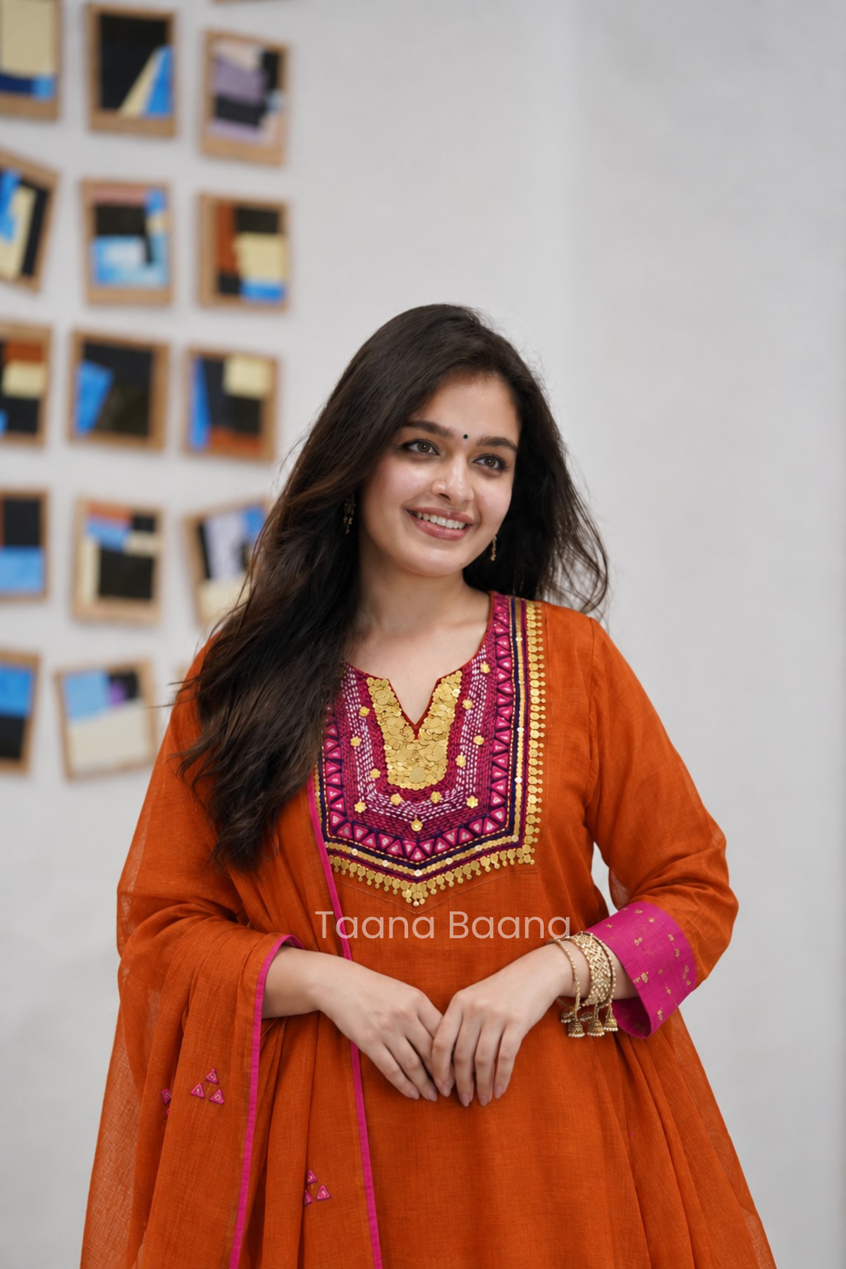 Dupatta Pant Set