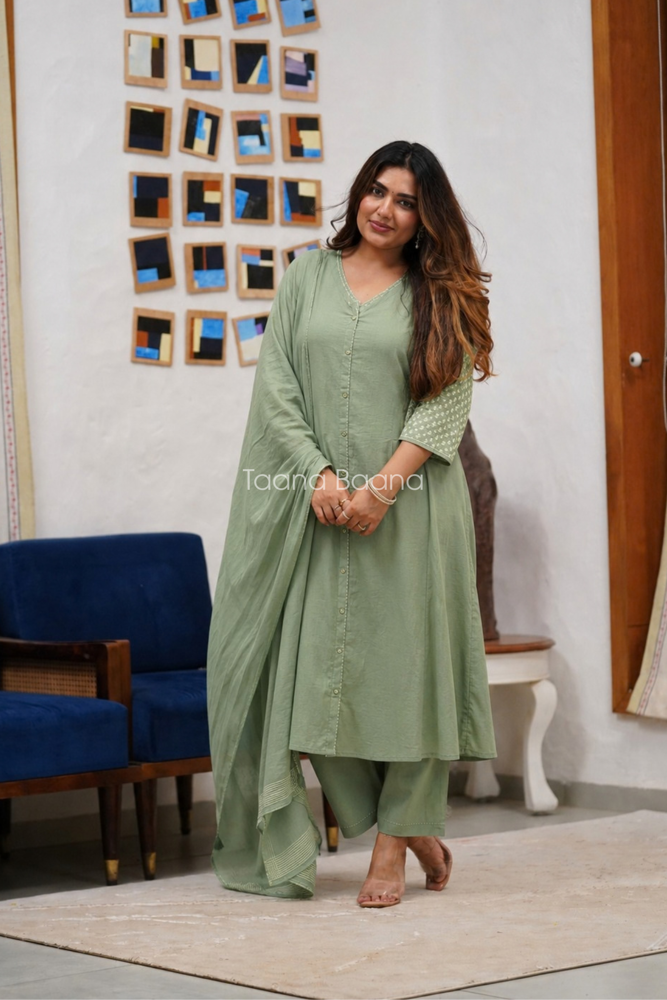 Dupatta Pant Set