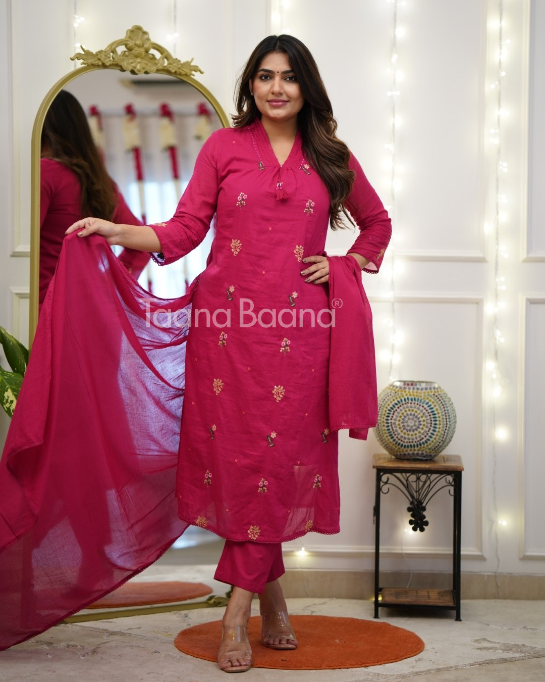 Dupatta Pant Set