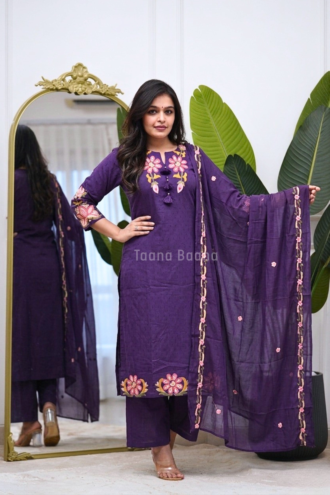 Dupatta Pant Set