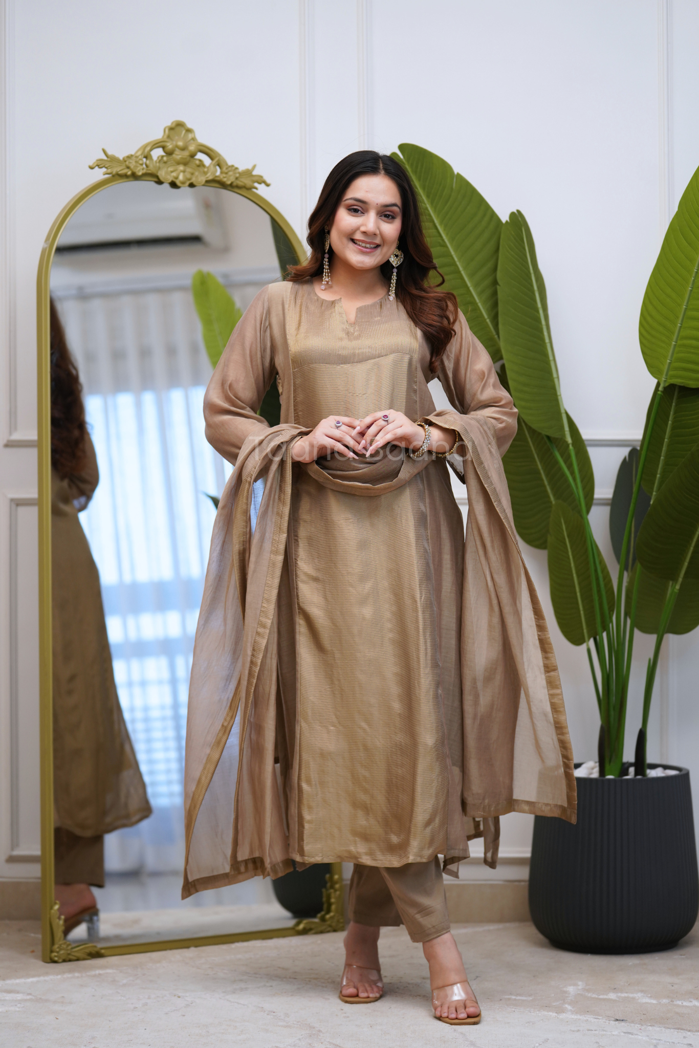 Dupatta Pant Set