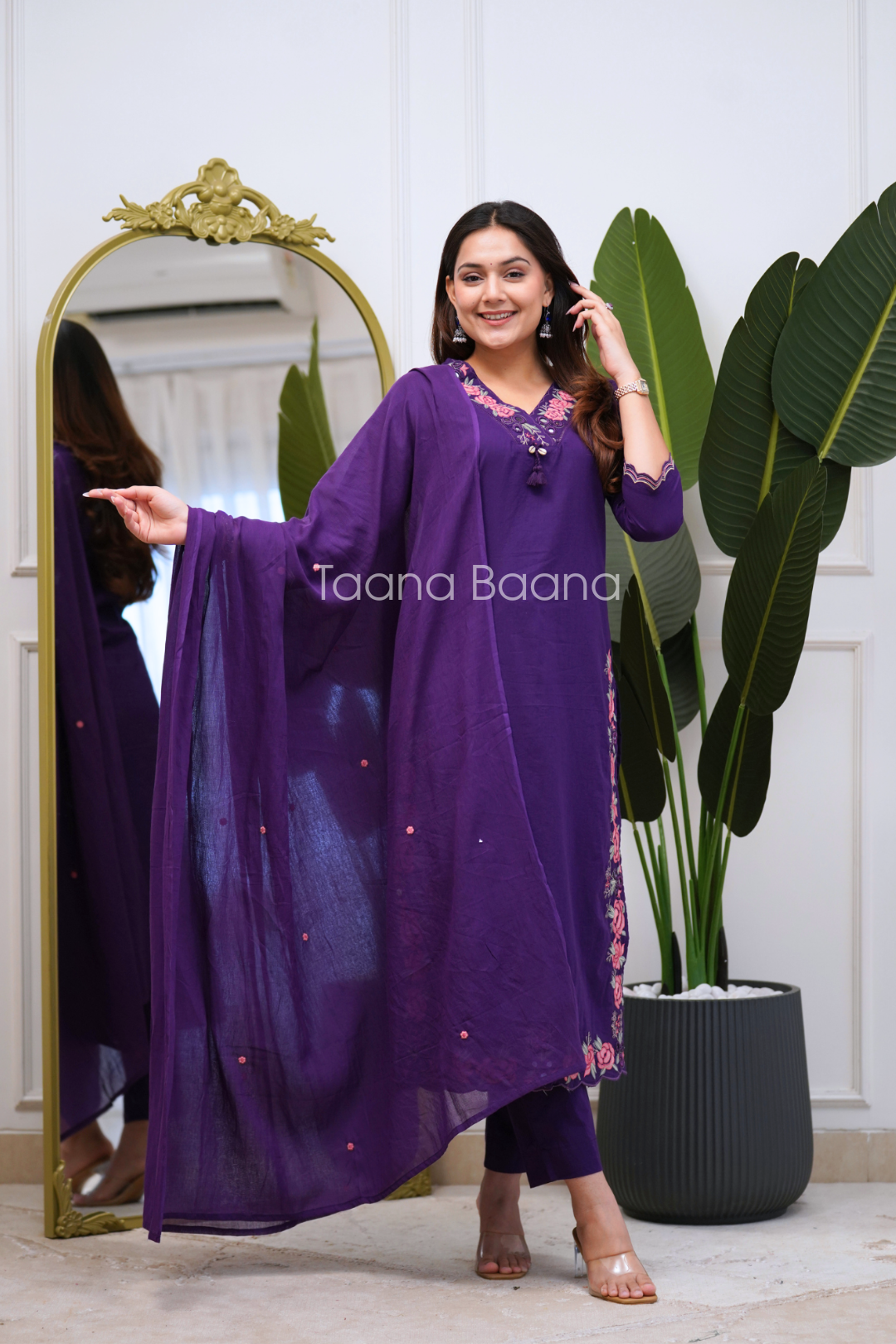 Dupatta Pant Set