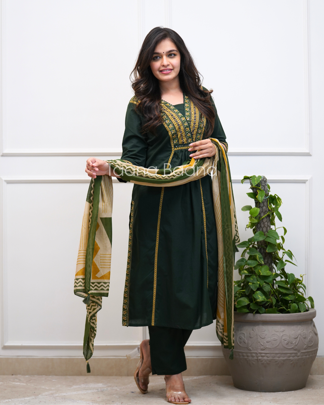 Dupatta Pant Set
