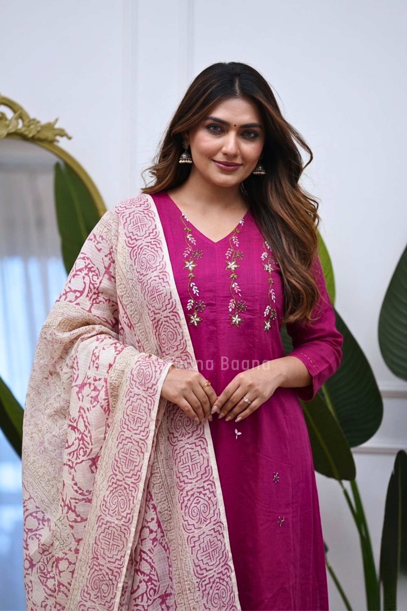Anarkali Dupatta Set