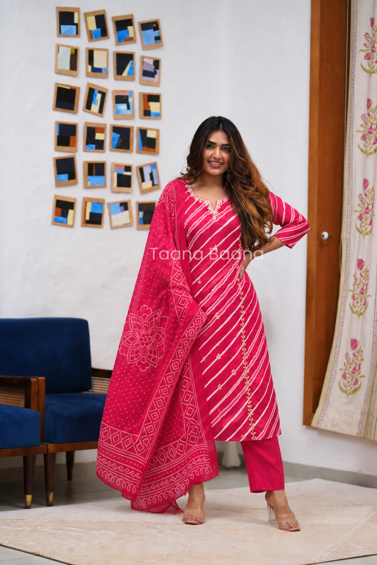 Dupatta Pant Set