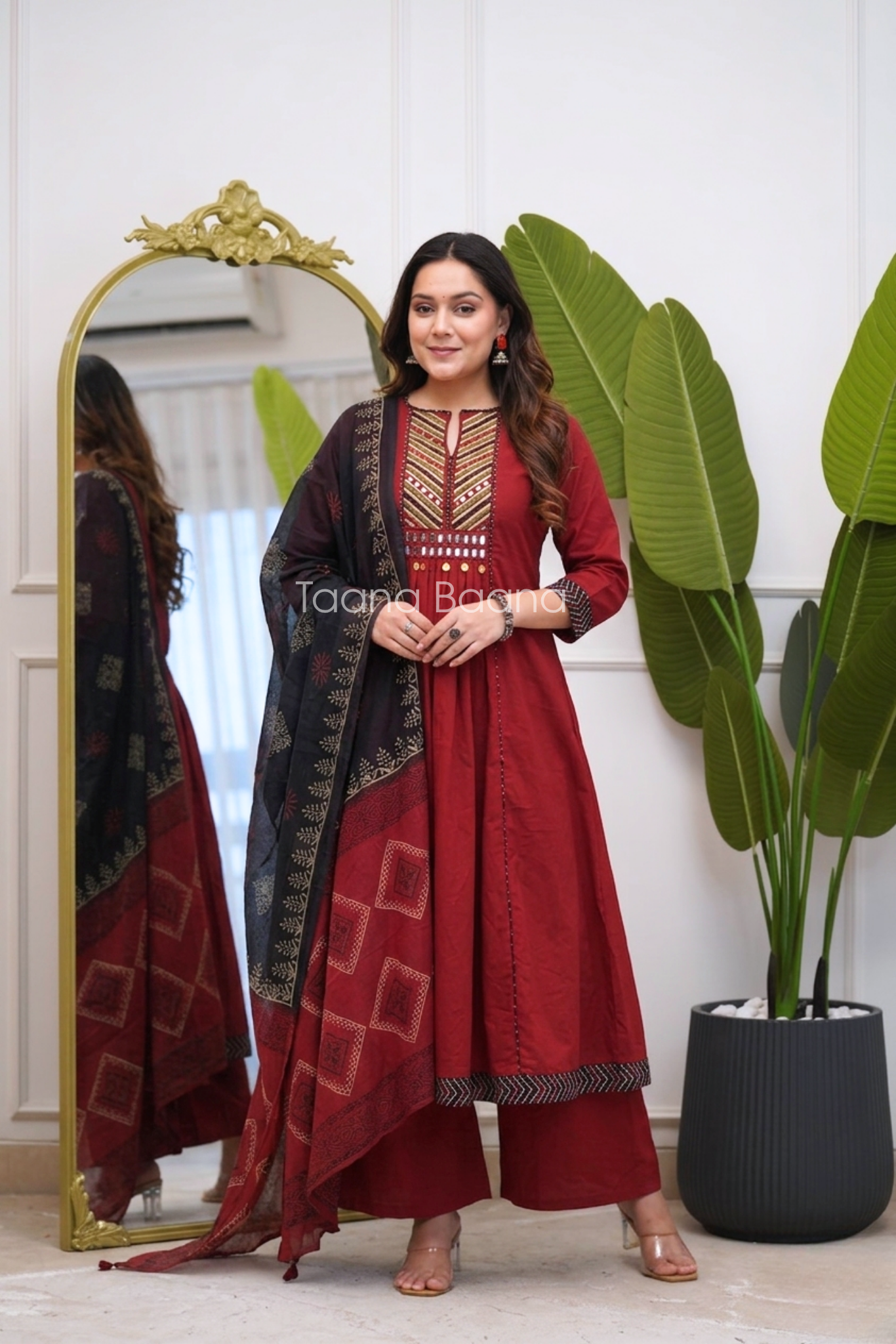 Dupatta Plazo Set
