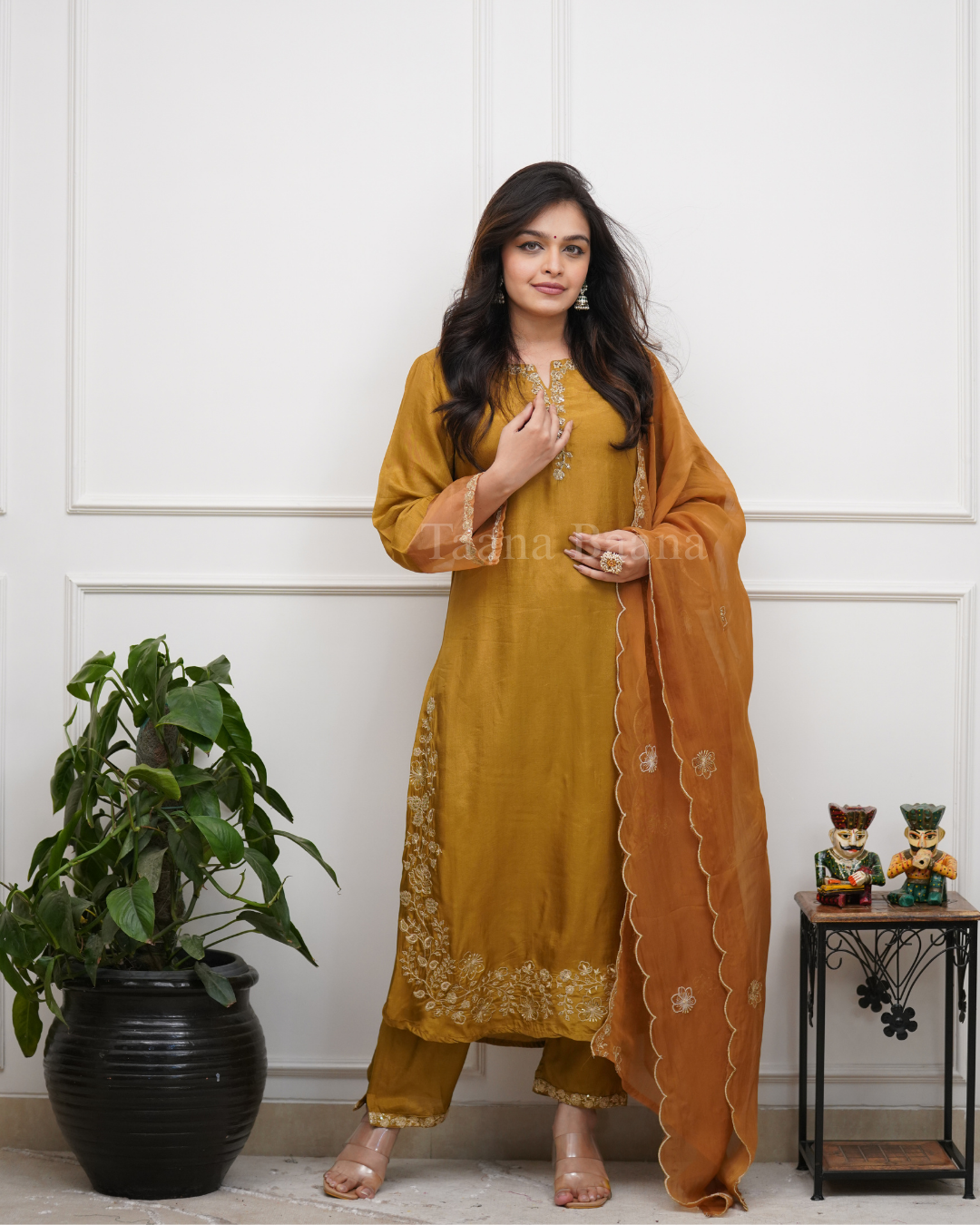 Dupatta Pant Set