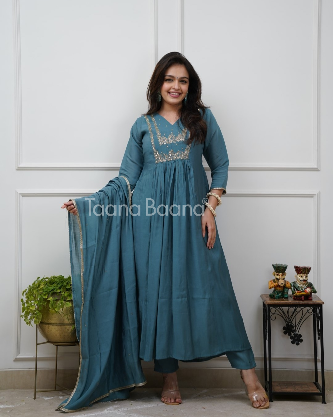 Dupatta Pant Set