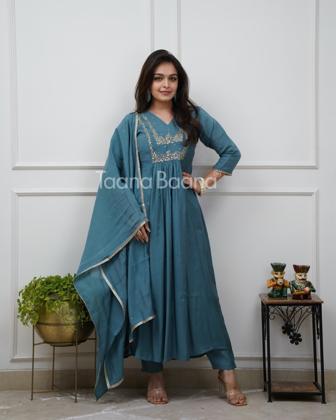 Dupatta Pant Set