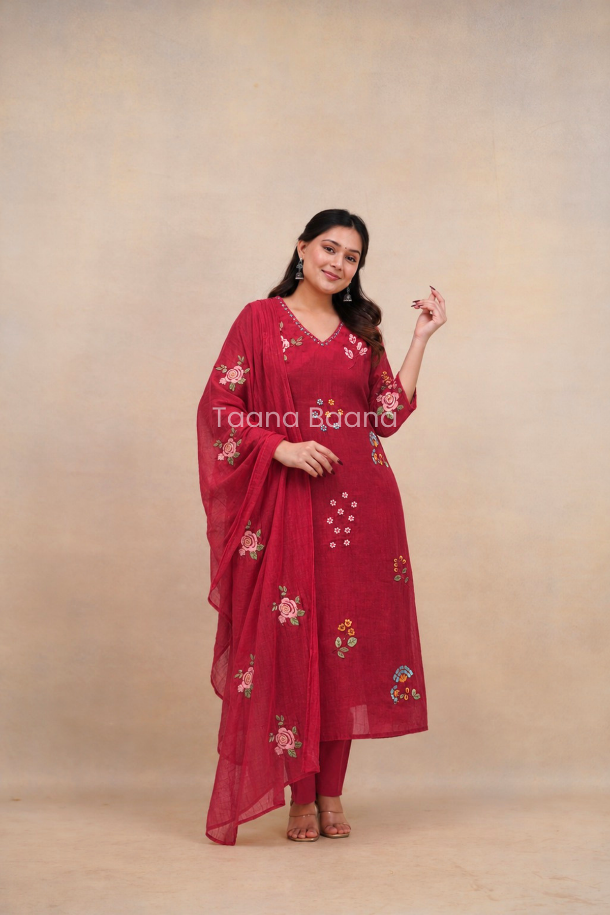 Dupatta Pant Set