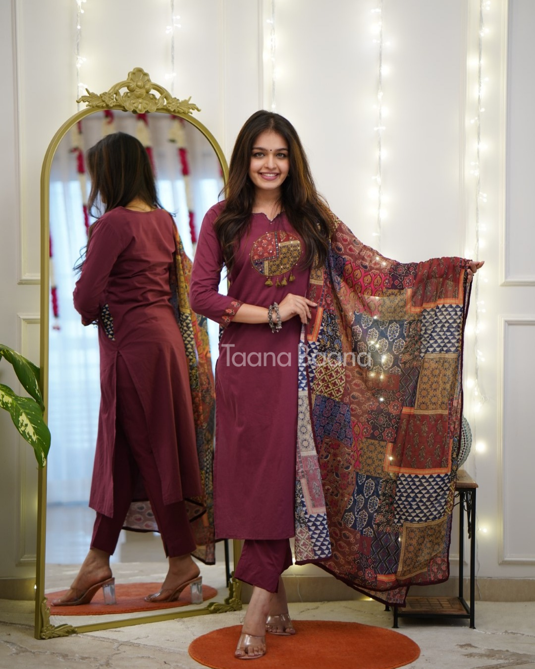 Dupatta Pants Set