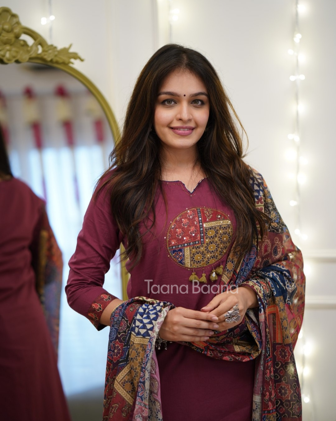 Dupatta Pants Set