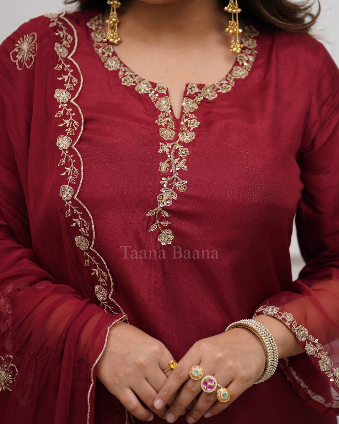 Dupatta Pant Set