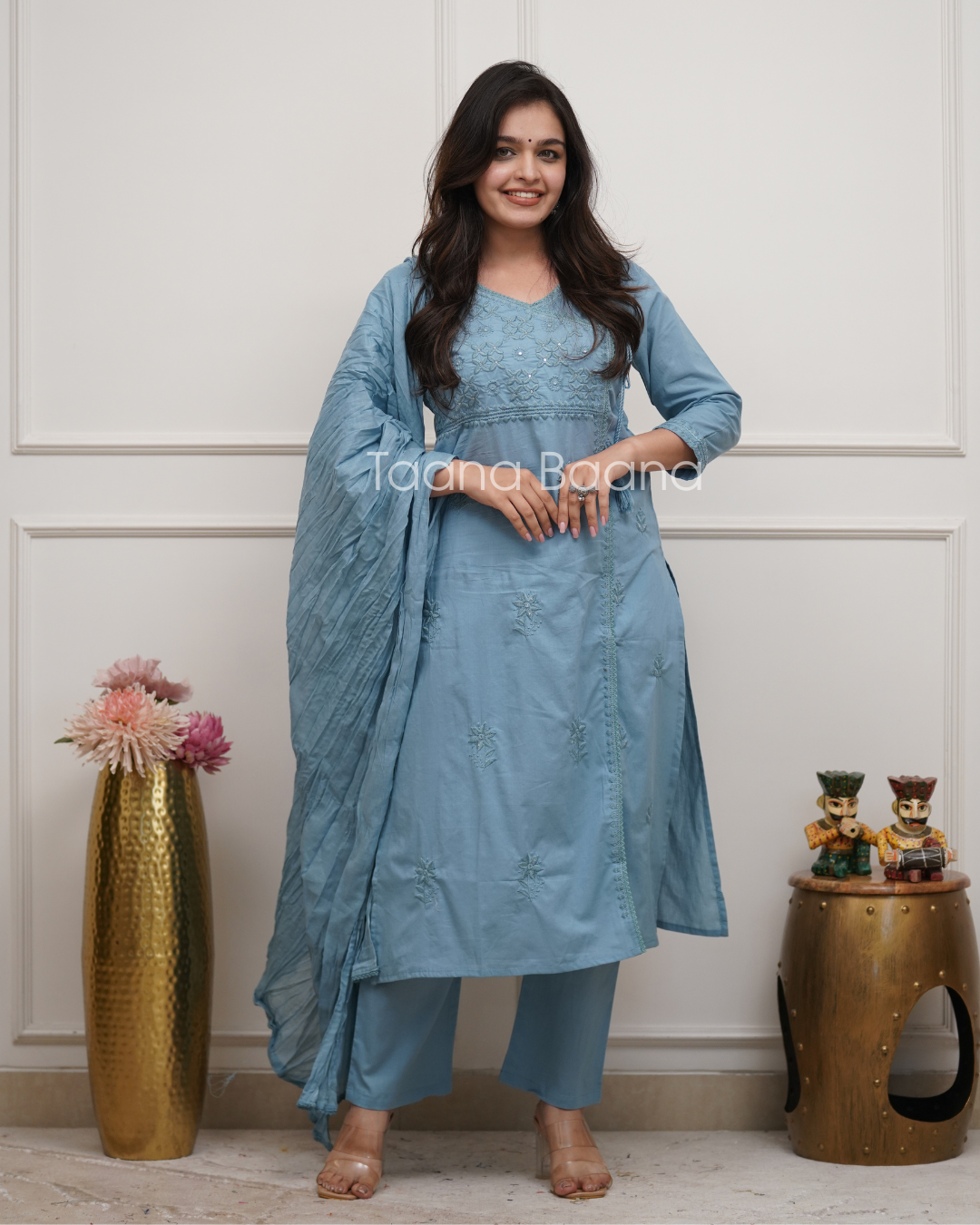 Dupatta Pant Set